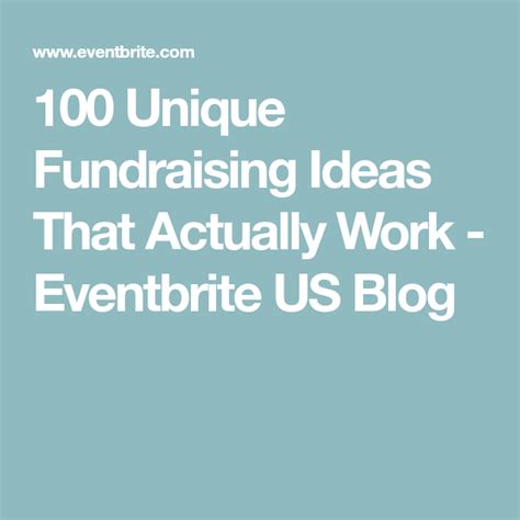 240 Unique Fundraising Ideas That Actually Work, According.